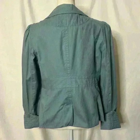 Vintage Marc Jacobs Turquoise Blazer Jacket Size 10 - Picture 2 of 6